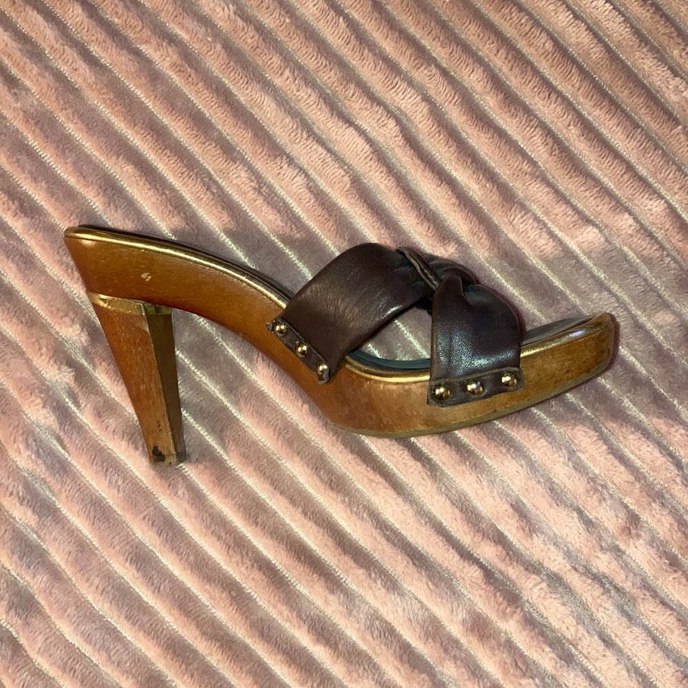 Antonio Melani spike heeled sandal.